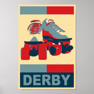 Poster Copie patriotique de toile de Derby d'art de bruit