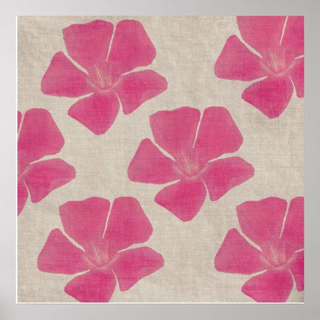 Poster Copie rose de fleur (Devant)