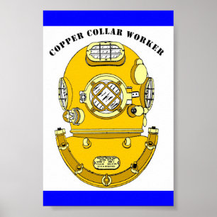 Poster Copper Collar Worker