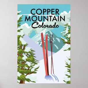 Poster Copper Mountain Colorado Ski