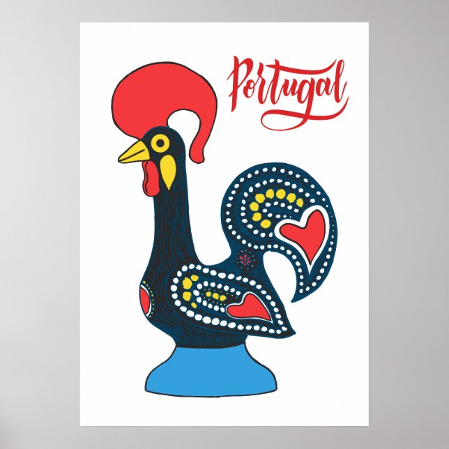 Poster Coq Portugais (Devant)