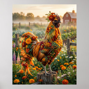 Poster Coq Tournesol Matinée