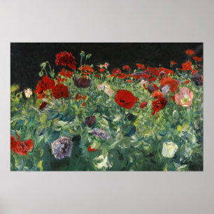 Poster Coquelicots   John Singer Sargent