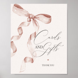 Poster Coquette Beige Cartes de couette et cadeaux Décor 