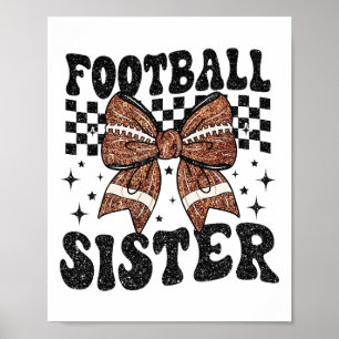 Poster Coquette Bow American Footister Game Day Merci