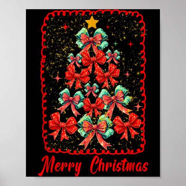 Poster Coquette Christmas,trendy Christmas Funny Gift Wom (Devant)