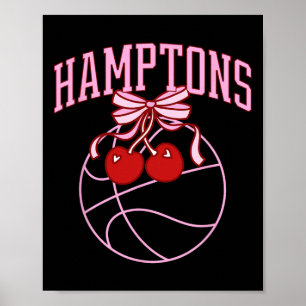 Poster Coquette Hamptons Croquis Préparatoire Vintage Fil