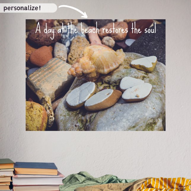 Poster Coquillage en bord de mer (Créateur téléchargé)