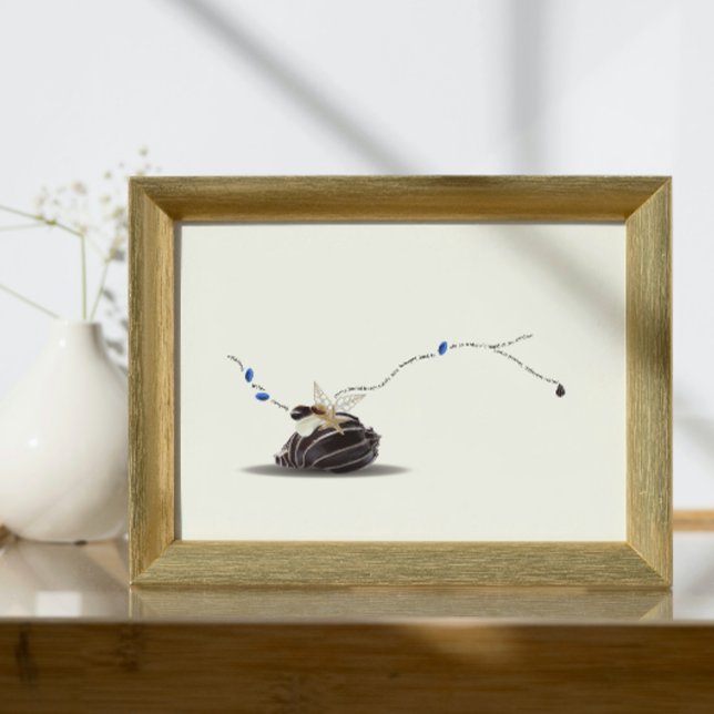 Poster Coquillage et collage d'ivoire (Créateur téléchargé)