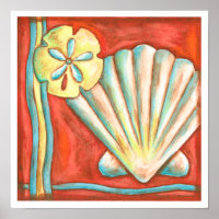 Coquillages Rustiques Orange