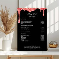 Coral moderne Parties scintillant noire PreisListe