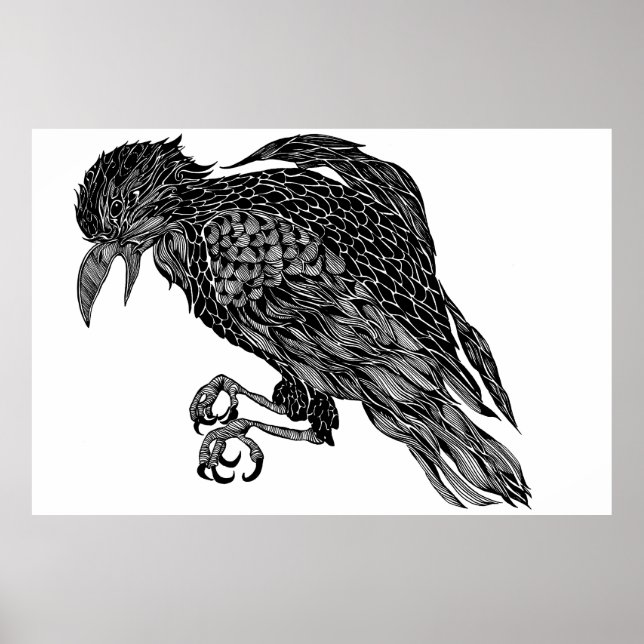 Poster Corbeau (Devant)