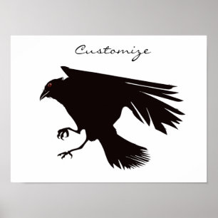 Poster Corbeau noir vol Thunder_Cove