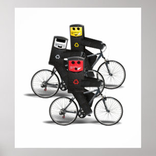 Poster Corbeilles cyclables