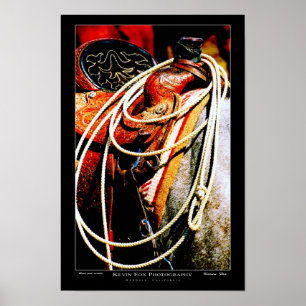 Poster Corde et selle