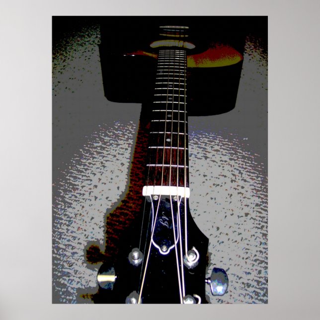 Poster Cordes de guitare (Devant)
