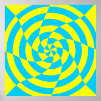 Corey Tiger 80s Vintage Op Art