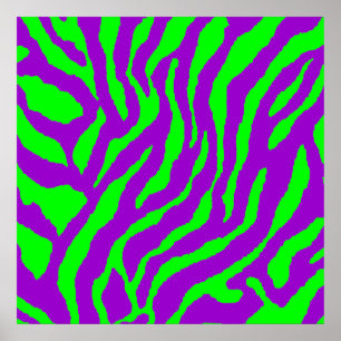 Poster Corey Tiger 80s Vintage Tiger Stripes