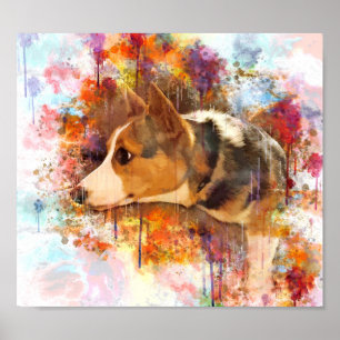Poster Corgi gallois