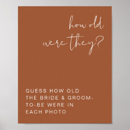 Poster CORIANDER Boho Terracotta Quel Âge Ils Étaient