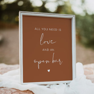 Poster CORIANDER Boho Tout ce dont vous avez besoin est L