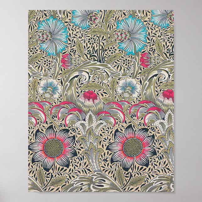 Poster Corncockle, William Morris (Devant)