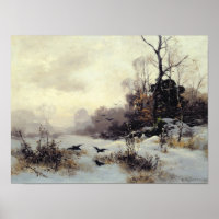 Corneilles dans un paysage hivernal, 1907