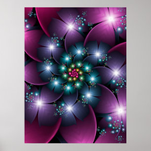 Poster Corolle de fleur