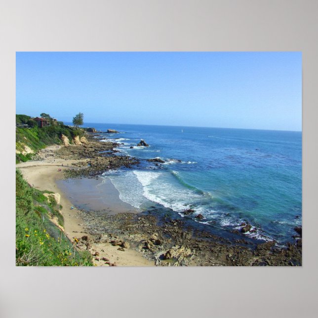 Poster Corona Del Mar Californie CA (Devant)