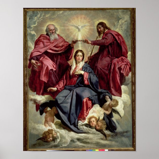 Poster Coronation de la Vierge, c.1641-42 (Devant)