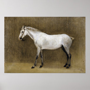 Poster Corot - Cheval Gris Pommé