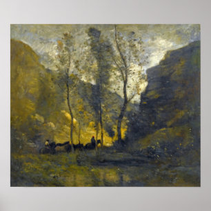 Poster Corot - Contrebandiers