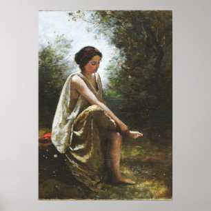 Poster Corot - Eurydice blessée