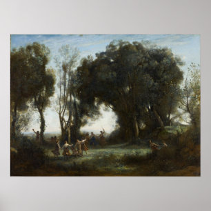 Poster Corot - La Danse Des Nymphes