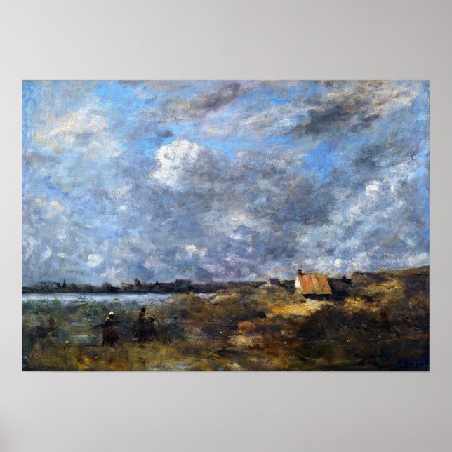 Poster Corot - La Rafale de Vent (Devant)