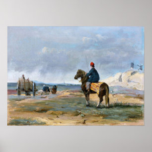 Poster Corot - L'agriculteur de Pithiviers