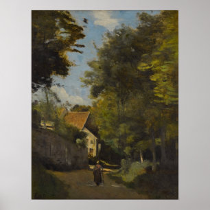 Poster Corot - Le Mur
