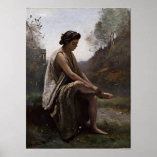Poster Corot - L'Eurydice blessé 1868