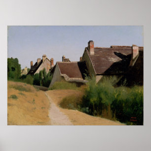 Poster Corot - Maisons Près D'Orléans