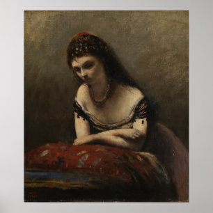 Poster Corot - The Gipsy Girl 1870