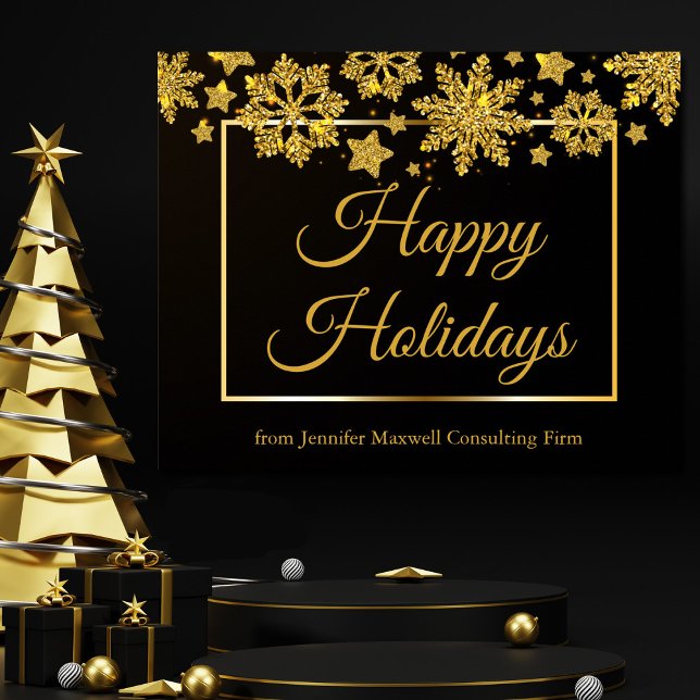 Poster Corporate Happy Holidays Société Fête des Vacances (Créateur téléchargé)