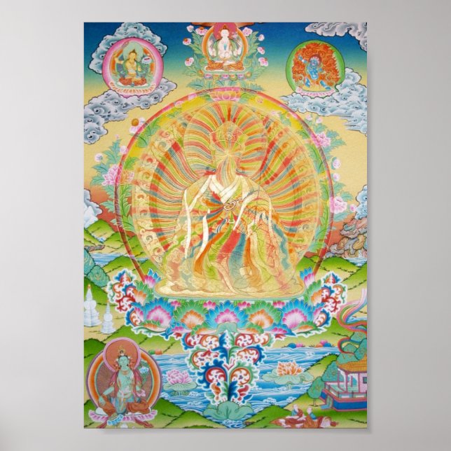 Poster Corps arc-en-ciel Padmasambhava (Devant)