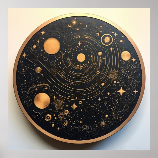 Poster Corps céleste (Devant)