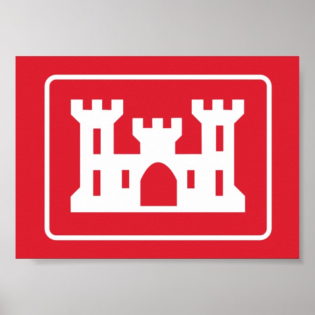 Poster Corps des ingénieurs américains DOD Military (Devant)