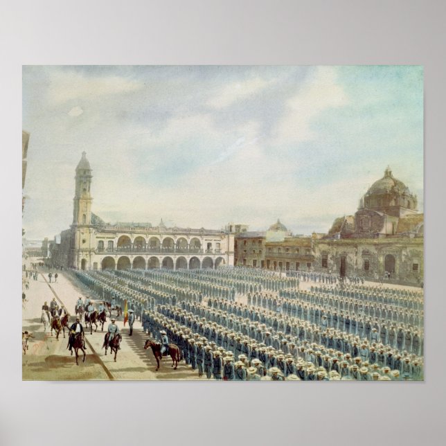 Poster Corps expéditionnaire espagnol à Vera Cruz (Devant)