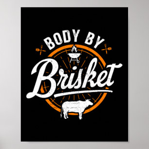 Poster Corps Par Brisket Funny Byrbecue Lover Smoker Bbq 