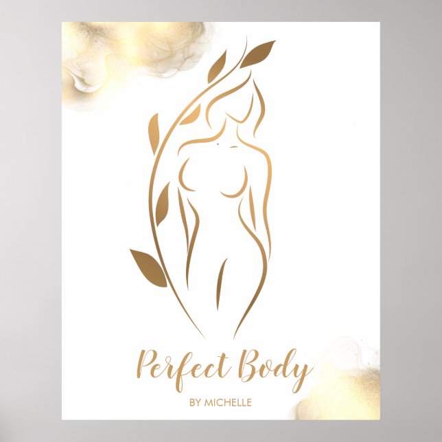 Poster Corps Sculpter Wellness Cosmétiques Beauté Spa Bus (Devant)