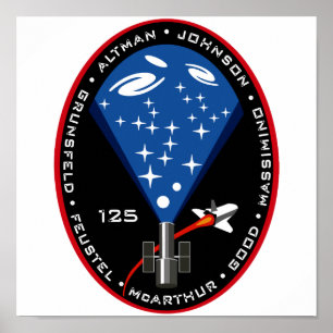 Poster Correction de mission de STS 125
