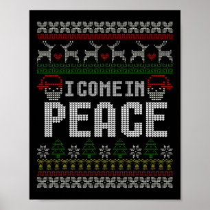 Poster Correspondance Couples Vilain Chandail De Noël Je