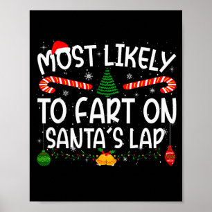 Poster Correspondance de famille Xmas le plus susceptible